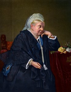 1899年、1901年のビクトリア女王。