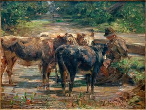 ふくらはぎでシェパード 作： Heinrich von Zügel