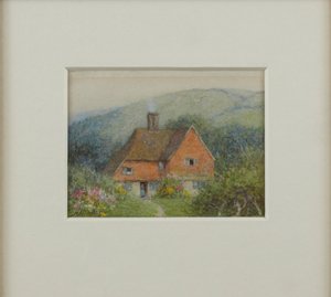 ブリックコテージ 作： Helen Allingham