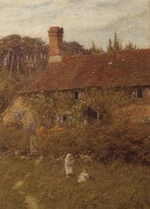 ウィットリーのコテージ 作： Helen Allingham