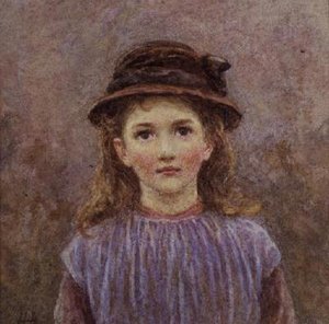 若い女の子の肖像画