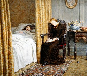The Convalescent 作： Helen Allingham