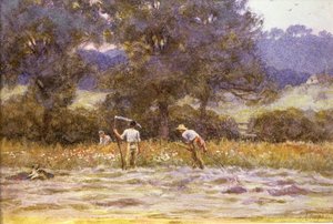芝刈り機 作： Helen Allingham