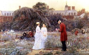 チェルシー病院のオールドメンズ・ガーデン 作： Helen Allingham