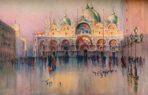 イブニンググロー、サンマルコ、ベニス。 1914年 作： Helen Donald Smith