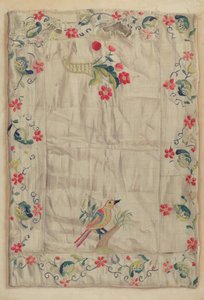クルーエル刺繍、c。 1937年。 作： Helen E. Gilman
