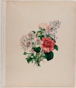 聖レオンブーケ、1842年頃（紙に水彩） 作： Helen Lockie and family Jones