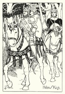 The Knight Magnificent（彫刻 作： Helen S. Kuck