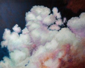 Cumulus、2021年（ボード上のアクリル） 作： Helen White