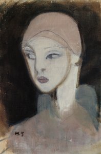 島から来た少女、1929年。 作： Helene Schjerfbeck