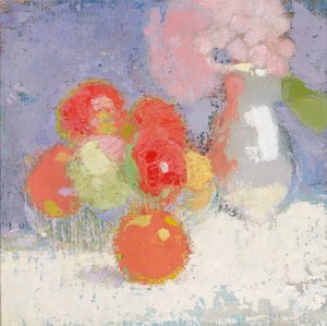 赤いリンゴ、1915 年。 作： Helene Schjerfbeck