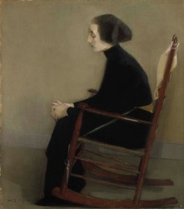 お針子 働く女性、1903年。 作： Helene Schjerfbeck