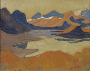 Stora Sjöfalletへの道中 作： Helmer Osslund
