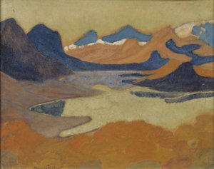 Stora Sjöfalletへの道中 作： Helmer Osslund