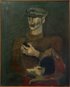 シックスペンス帽子の若い男 作： Helmut Kolle