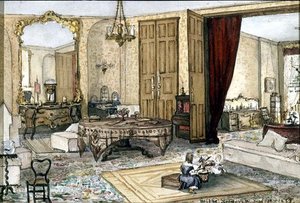 ドローイングルームのインテリア 作： Heloine Stromeyer