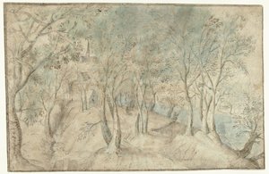川沿いの村の眺め 作： Hendrick Gijsmans