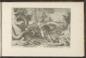 カドモスはドラゴンを殺す Ovid