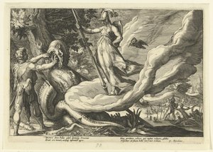 カドモスはドラゴンの歯をまきます Ovid