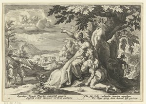 クリメネはファエトンを彼の父、太陽の神に割り当てた Ovid