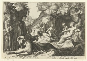 ダイアナがカリストの妊娠を発見 Ovid