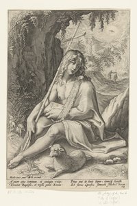 ジョン・ザ・バプティスト 作： Hendrick Goltzius (workshop of)