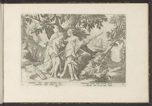 木星はダイアナに扮してカリストを誘惑する Ovid