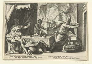 リカオンがオオカミになる Ovid
