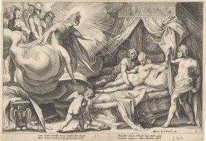 アポロに驚く火星と金星 Ovid