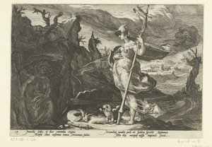 ミネルバはエンヴィーにアグラウロスの嫉妬を燃やすように頼む Ovid