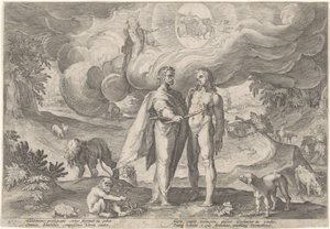 プロメテウスが最初の人間を作成 Ovid