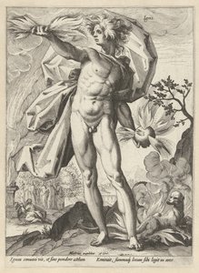 花火 Ignis (オブジェクトのタイトル) The Four Elements (シリーズタイトル) 作： Hendrick Goltzius (workshop of)
