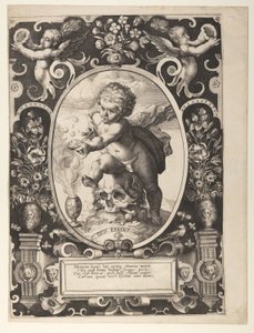 儚さの寓意（Quis Evadet） 作： Hendrick Goltzius