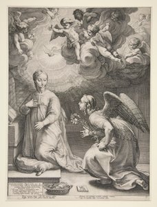 告知 作： Hendrick Goltzius