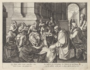 ボアズと長老たち ルースの歴史（シリーズタイトル） 作： Hendrick Goltzius