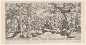 キューピッドとプシュケの結婚式 作： Hendrick Goltzius