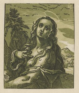 Boetvaardige マリア・マグダレナ 作： Hendrick Goltzius