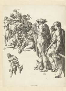 ベツレヘムでの子殺し 作： Hendrick Goltzius