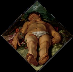 瀕死のアドニス 作： Hendrick Goltzius