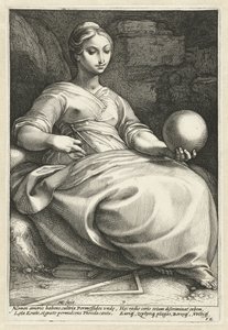 エラト 9人のミューズ（シリーズタイトル） 作： Hendrick Goltzius