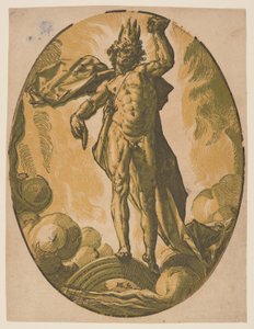ヘリオス、『神々』より 作： Hendrick Goltzius
