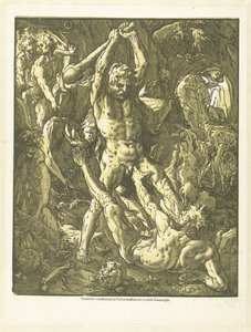 ヘラクレス・エン・カクス 作： Hendrick Goltzius