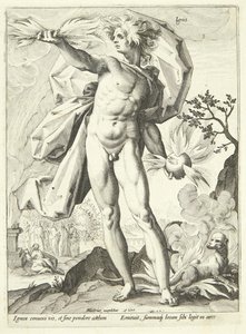 イルド（火） 作： Hendrick Goltzius