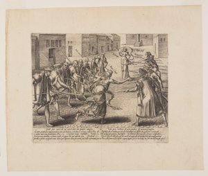 弊害のある訴訟、『Litis Abusus（法の濫用）』より 作： Hendrick Goltzius