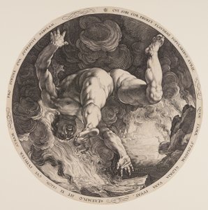 イクシオン、『4人の恥さらし』より 作： Hendrick Goltzius