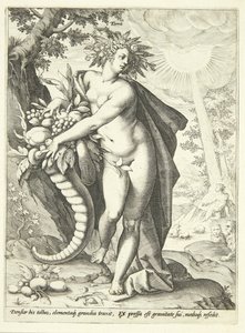 アース（テラ） 作： Hendrick Goltzius