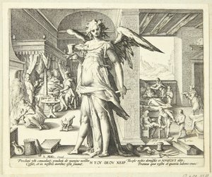 天使のような医者 作： Hendrick Goltzius