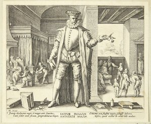 人間としての医者 作： Hendrick Goltzius