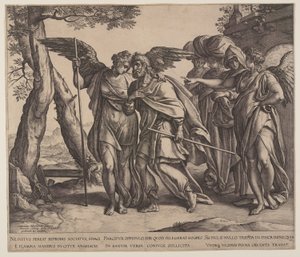 ロトとその娘たち 作： Hendrick Goltzius