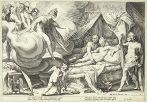 火星と金星は驚く 作： Hendrick Goltzius